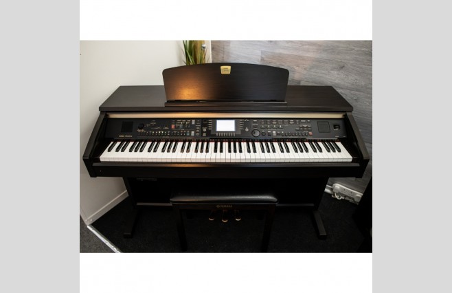 Used Yamaha CVP301 Satin Rosewood Digital Piano Complete Package (SN:GBRCLP01043) - Image 1